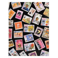 Album de timbres Sport 16 pages noires - 22,5x30,5 cm - Visuel