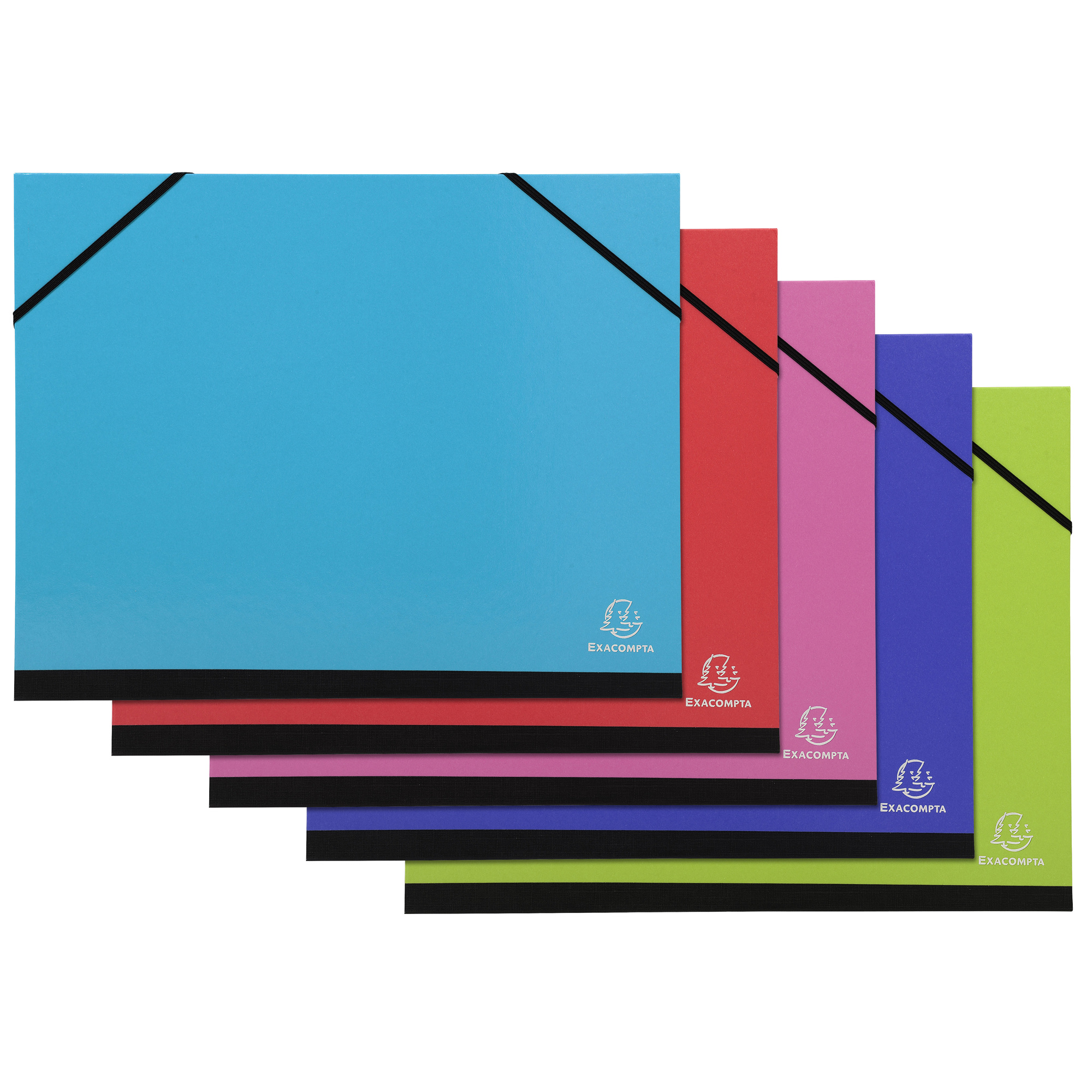 Cartella portadisegni Iderama con elastici angolari 28x38 cm - Per formato  B4 - Colori assortiti su