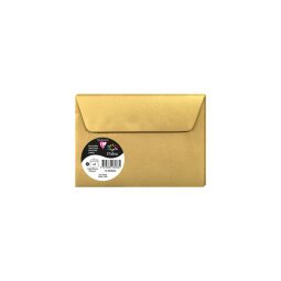 Paquet de 5 enveloppes Pollen 114x162mm 120g/m2 - Or