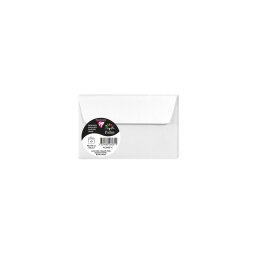 Paquet de 5 enveloppes Pollen 90x140mm 120g/m2 - Blanc irisé