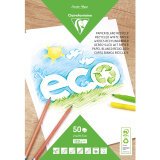 PAPIER BLANC RECYCLÉ, Bloc de 50 feuilles 120g/m2 au format A4 (21x29 ,7cm) - Blanc