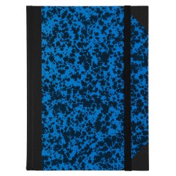Carnet Marbre 220x170, 192 pages lignées - Bleu