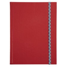 Carnet Iderama 220x170, 192 pages lignées - Rouge