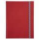 Carnet Iderama 220x170, 192 pages lignées - rouge