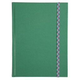 Iderama Notebook 220x170, 192 lined pages - Green
