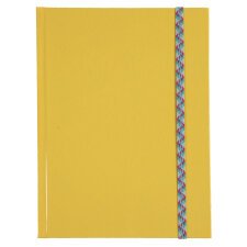 Carnet Iderama 220x170, 192 pages lignées - Jaune