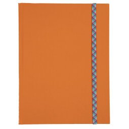 Schrift Iderama 220 x 170 mm 192 pagina's gelijnd - oranje