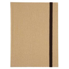 Notitieboekje Nature 220 x 170 mm 192 pagina's gelijnd - beige