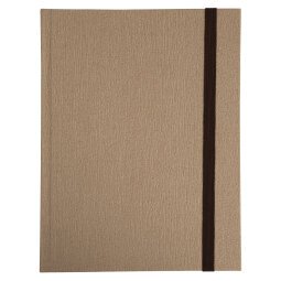 Le Dauphin Notebook 220x170, 192 lined pages - Brown