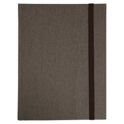 Le Dauphin Notebook 220x170, 192 lined pages - Grey