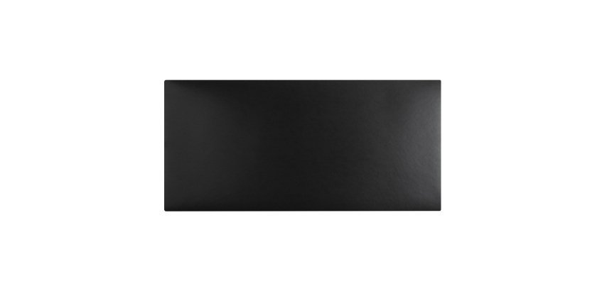 Exacompta PU Desk Mat 40x80cm - Black /Red