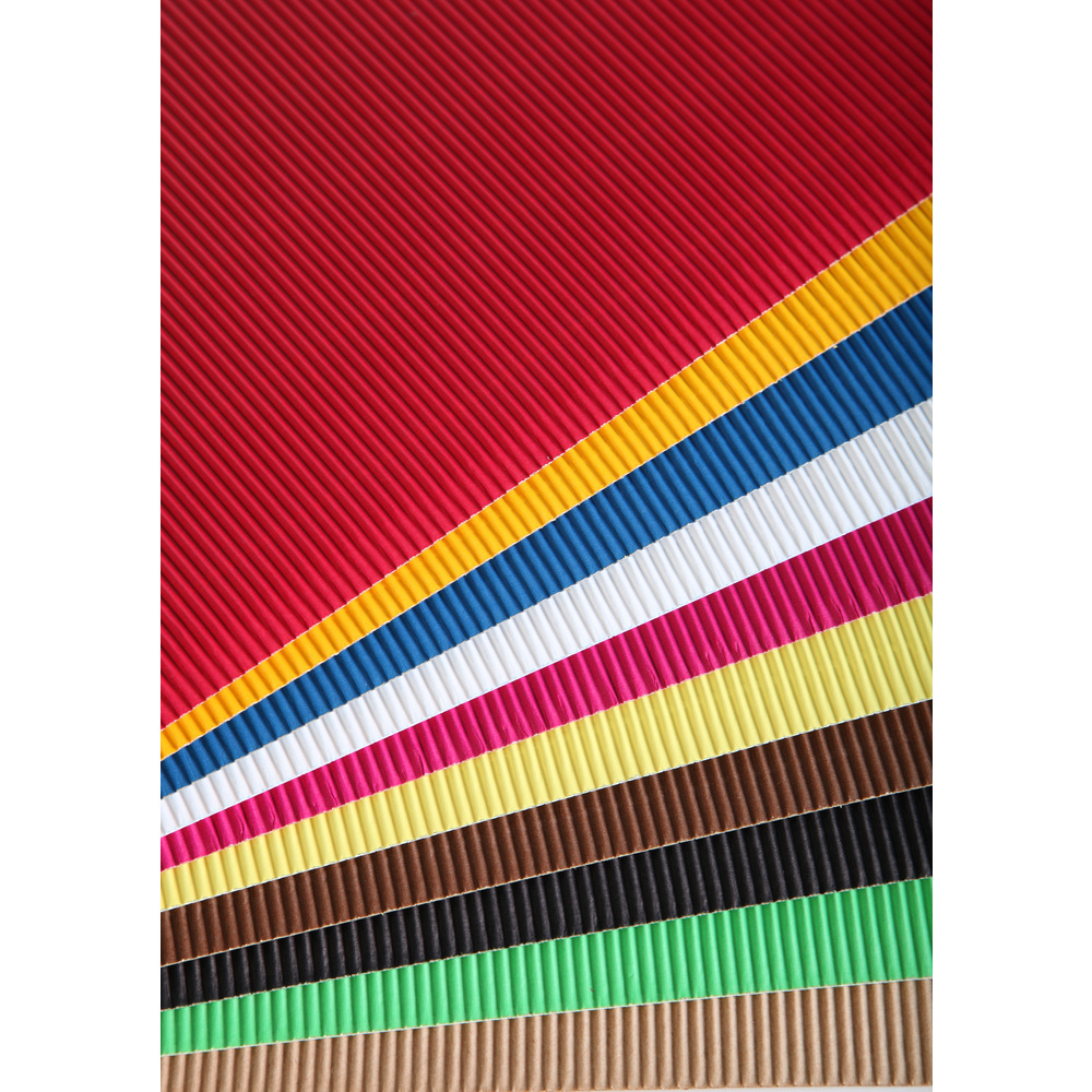 CARTON ONDULÉ, 20 rouleaux moyenne cannelure 300g/m2 au format 50x70cm (en  présentoir)