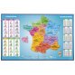 Sous-main rigide PVC France - 37,5x57,5cm - Visuel