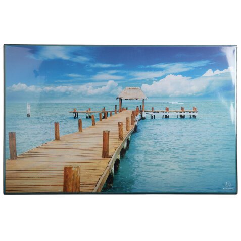 Sous-main rigide PVC Sea - 37,5x57,5 cm - Visuel