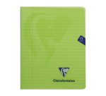 Cahier piqué Clairefontaine Mimesys 16,5 x 21 cm ligné 72 pages couleurs assorties