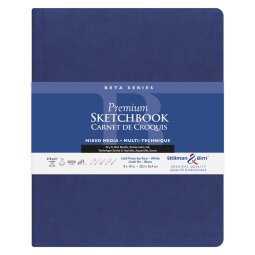 Beta Series carnet souple 26F 20,3x25,3cm 270g - Blanc