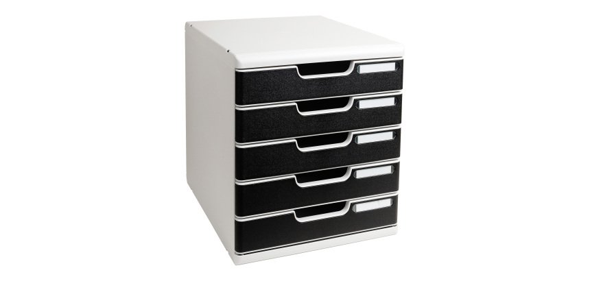 Module de classement Modulo Office 5 tiroirs fermés