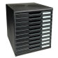 MODULO A4 - 10 drawers ECOBlack black - Black
