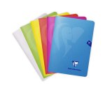 Carnet piqué Clairefontaine Mimesys 14,8 x 21 cm assorti aléatoire 5 x 5 - 96 pages