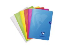 Carnet piqué Clairefontaine Mimesys 14,8 x 21 cm assorti aléatoire 5 x 5 - 96 pages