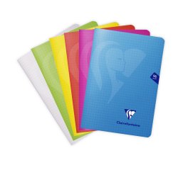 Notebook Calirefontaine Mimesys 14.8 x 21 cm randomly assorted 5 x 5 stapled - 96 pages