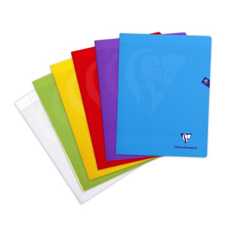 Mimesys Polypro Stapled Notebook 240x320, Seyes - Assortment