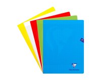 Sewn notebook Clairfontaine Mimesys 24 x 32 cm large squares 140 pages assorted colors
