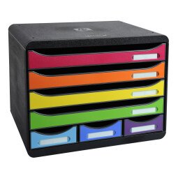 STORE-BOX MINI 7 drawers harlequin - Harlequin