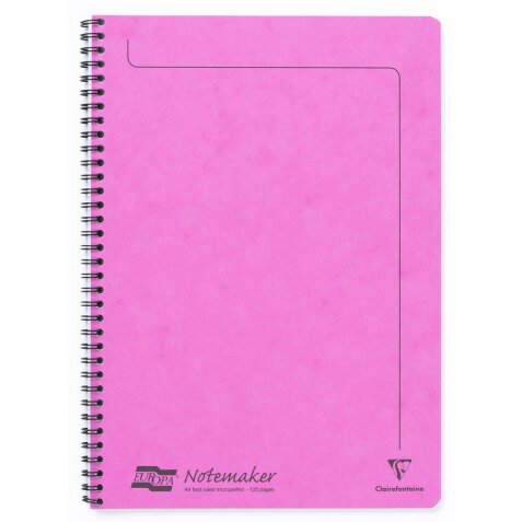 Notemaker Europa cahier reliure intégrale A4 120 pages détachables ligné