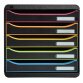 Módulo BIG-BOX PLUS con 5 cajones para documentos A4+, ultra-rígido y con stop de seguridad - 347x278x271 mm - Black Office