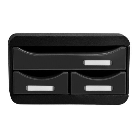 SMALL-BOX MINI 3 draw. black/white