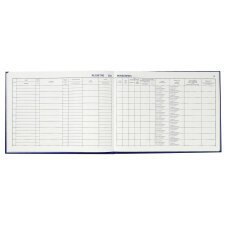 Personeelregister 240 x 320 80 pagina's - zwart