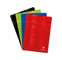 Stitched notebook Clairefontaine Metric 21 x 29,7 assorted - 5 x 5 with margin - 120 pages
