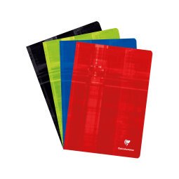 Clairefontaine staplebound notebook a4 5x5 margin - assortment