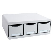 Exacompta TOOLBOX (3 Drawers) - Light grey