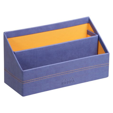 Rhodiarama Porte-courrier en simili cuir - couleur