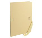 Chemise extensible sans rabat format folio Exacompta à boucle dos 16 cm couleur Mastic