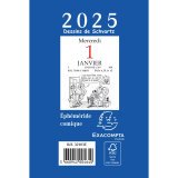 Bloc éphéméride comique sans support 6,5 x 9,7 cm 2025 - Bleu