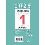 Bloc éphéméride neutre sans support 9,8 x 13,4 cm - 2025 - Vert