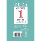 Bloc éphémeride neutre, 65 x 97 mm, 2026