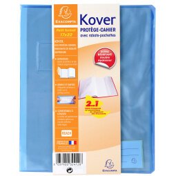 Book Cover Kover 17x22cm PVC Ast - Assorted colours