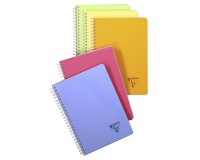 Carnet reliure intégrale Linicolor FRESH Clairefontaine 14,8 x 21 cm - 5 x 5 - 180 pages