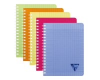Linicolor, wirebound notebook, 17x22, 90 sheets, séyès, ass colour - Assortment