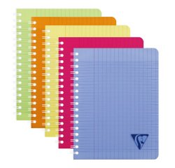 Linicolor, wirebound notebook, 17x22, 90 sheets, séyès, ass colour - Assortment
