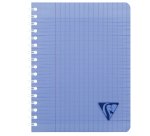 Cahier spirale Clairefontaine Linicolor Fresh17 x 22 cm assorti aléatoire grands carreaux  - 180 pages