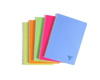 Spiralheft Clairefontaine Linicolor Fresh 21 x 29,7 cm 180 Seiten liniert + Marge - Sortiment