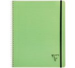 Cahier spirale Clairefontaine Proactiv'Book Linicolor Fesh 22,5 x 29,7 cm assorti aléatoire grands carreaux avec cadre en-tête-160 pages