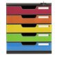 Ladenbox MODULO A4 - 5 lades afsluitbaar met sleutel - Iderama - Harlekijn glossy