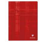 Cahier piqué Clairefontaine Metric 24 x 32 cm assorti - grands carreaux - 48 pages