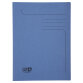 Clean'Safe pak van 5 dossiermappen + 2 kleppen 400g/m2 - 24x32cm - Blauw